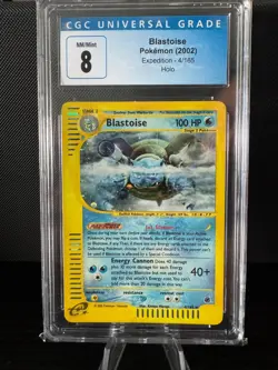 2002 Pokemon TCG | Blastoise Holo 4/165 | Expedition | CGC 8 NM/M - Image 1