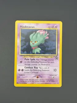 Pokemon TCG Misdreavus WotC Black Star Promo #39 Near Mint - Image 1