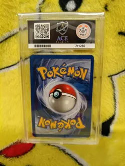 Pokemon Base Set 4th UK Print 1999-2000 Tangela 66/102 Ace Graded 9 Mint - Image 3