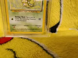 Pokemon Base Set 4th UK Print 1999-2000 Caterpie 45/102 Ace Graded 9 Mint - Image 2