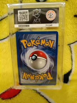 Pokemon Base Set 4th UK Print 1999-2000 Caterpie 45/102 Ace Graded 9 Mint - Image 3