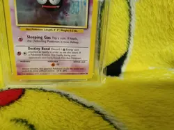 Pokemon Base Set 4th UK Print 1999-2000 Gastly 50/102 Ace Graded 9 Mint - Image 2