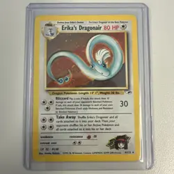 Pokemon Erika's Dragonair Gym Heroes 4/132 Unlimited Holo - MP - Image 1