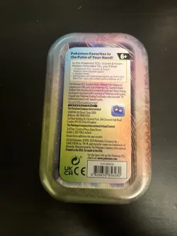 EMPTY Maushold Pokemon Paldean Fates Mini Tin - Image 2