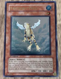 Treeborn Frog Shadow Of Infinity Yu-Gi-Oh 1st Edition Ultimate Rare SOI-EN025 - Image 3