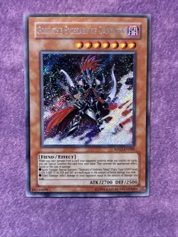 1x Yugioh Gorz the Emissary of Darkness RP02-EN000 Secret Rare Unlimited LP/MP - Image 1