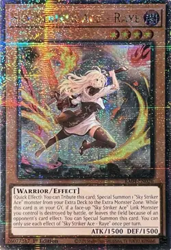 Sky Striker Ace - Raye (New Art) (Quarter Century Secret Rare) - 1st Edition ... - Image 1
