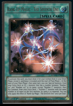 Yu-Gi-Oh! TCG | Rank-Up-Magic - The Seventh One | MAGO-EN049 | LP - Image 1