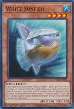 White Sunfish - PHNI-EN006 - Common - 1st Edition - Lightly Played - Image 1