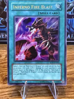 Inferno Fire Blast SOD-EN042 Soul of the Duelist Unlimited Ultra Rare - Image 2