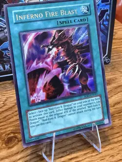 Inferno Fire Blast SOD-EN042 Soul of the Duelist Unlimited Ultra Rare - Image 3