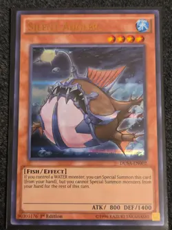 Yugioh Silent Angler DUSA-EN002 Ultra Rare 1st Ed NM - Image 1