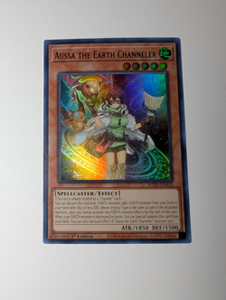 Yugioh Aussa the Earth Channeler POTE-EN032 Ultra Rare 1st Ed NM - Image 1