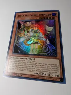 Yugioh Aussa the Earth Channeler POTE-EN032 Ultra Rare 1st Ed NM - Image 2