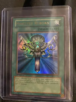 Monster Reborn LOB-118 The Legend of Blue Eyes White Dragon 1st Edition - Image 1