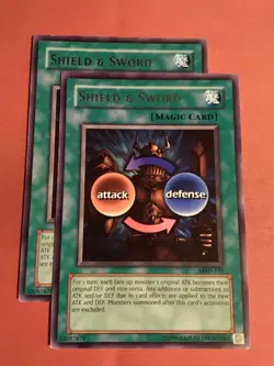 Shield & Sword (x2) MRD-131 Metal Raiders - Unlimited Ed. -Unplayed Mint+ - Image 1