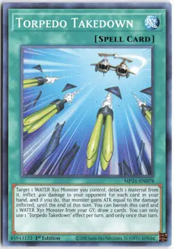 Yugioh - Torpedo Takedown MP21-EN078 1st Edition - 2021 Tin of Ancient Battles - Image 1
