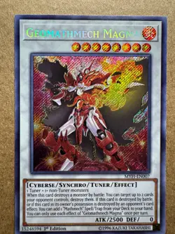 Geomathmech Magma MYFI-EN007 Mystic Fighters 1st Edition Yugioh - Image 1