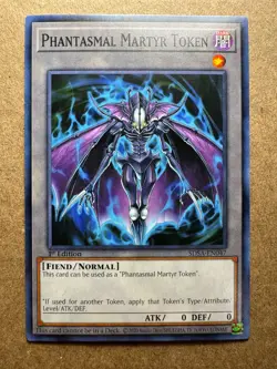 Phantasmal Martyr Token SDSA-EN047 Sacred Beasts 1st Edition Yugioh - Image 1