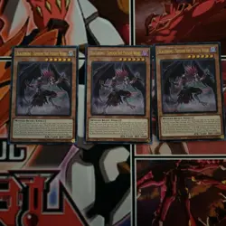 Yugioh! Blackwing-Simoon The Poison Wind - RA01-EN012 - Ultra Rare - NM/M x3 - Image 1