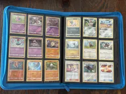 VaultX Binder Neon Blue 9 POCKET Exo-Tec Zip Binder w/ Team Up Sun & Moon Cards - Image 4
