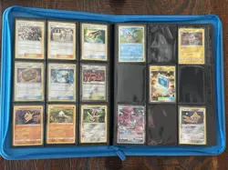 VaultX Binder Neon Blue 9 POCKET Exo-Tec Zip Binder w/ Team Up Sun & Moon Cards - Image 5