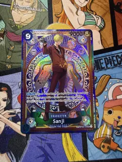 Sanji SEC OP06-119 SP Parallel A Fist of Divine Speed ONE PIECE Card English - Image 1