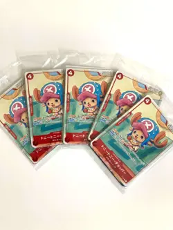OnePiece Mcdonald's 2025 Promo Card Game Complete Set Japan A set of ５ packs - Image 1