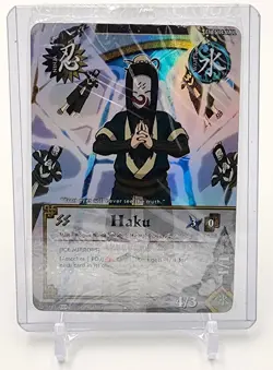 Naruto Collectible Card Game Haku 1403 Foil Sealed - Image 1