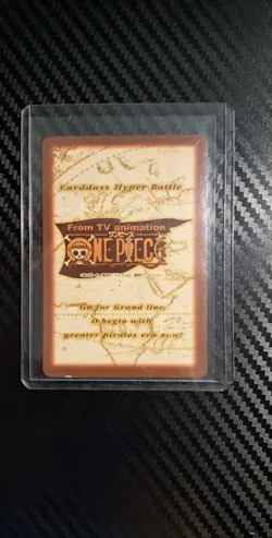 BANDAI One Piece Hyper Battle H10 LUFFY PIRATE CREW HOLO FOIL SCARCE EARLY CARD - Image 2