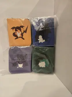 Pokemon 1-pocket Card Binder Set of 4 Mini Album 40 Page Holds 80 Cards FREE SH - Image 1