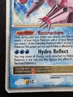 Palkia LV.X Promo DP18 Pokemon Card Holo Foil Rare HP - Image 5
