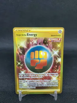 Single Strike Energy 183/163 Battle Styles Gold Secret Rare NM Pokemon Card - Image 1