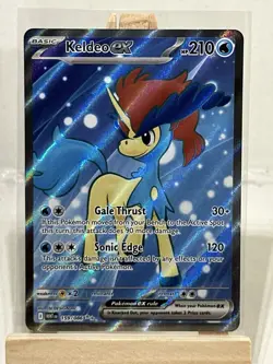 Keldeo ex 159/086 - SV White Flare - Full Art Ultra Rare English Pokemon Card NM - Image 1