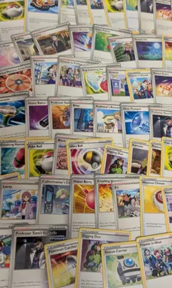 100 Pokemon Trainer & Supporter Card Lot | Deck Builder Bulk | NM/M - Image 4