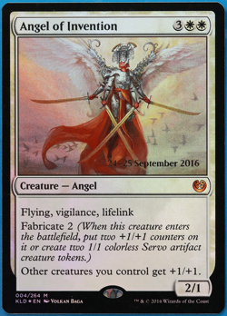 Angel of Invention (Prerelease) FOIL Kaladesh Promos NM CARD (501900) ABUGames - Image 1