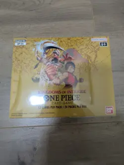 Bandai One Piece Card OP-04 Kingdoms of Intrigue ENGLISH FACTORY SEALED NEW - Image 1