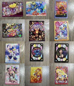 [Lot of 12] Disney Kiratto Art Gallery Cards From Green Pack TENYO Japan RARE - Image 1