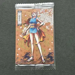S4174 Nami O-nami Holo Wano Country Japanese One Piece Wafer Card Sealed - Image 1