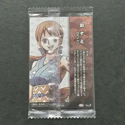 S4174 Nami O-nami Holo Wano Country Japanese One Piece Wafer Card Sealed - Image 2