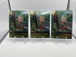 Roronoa Zoro (Event Pack Vol. 3) P-042 One Piece Promotion Cards Foil x3 NM - Image 1