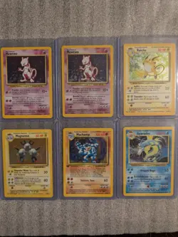 Pokemon Base Set Unlimited Lot 6 Holo Cards - Image 1