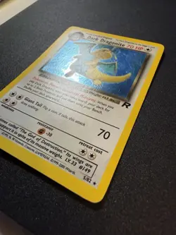 Pokemon Dark Dragonite Team Rocket 5/82 Holo Rare Unlimited Card English 2000 - Image 2
