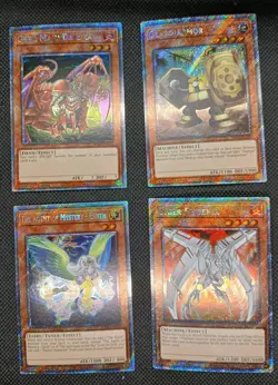 Yu-Gi-Oh! Stampede 1st Edition Platinum Secret Rare 4 Card Lot NM Condition #9 - Image 1