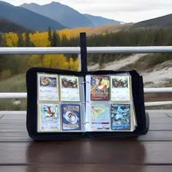 POKEMON CARDS AND PIKACHU BINDER - Image 1