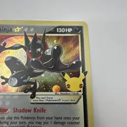 Greninja Gold Star - SWSH144 - Black Star Holo Promo 25th - Pokemon Card - LP - Image 3