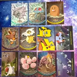 Pokemon TCG Topps Card Lot 11 Vintage Cards Amazing Foils Great Bulk Price - Image 1