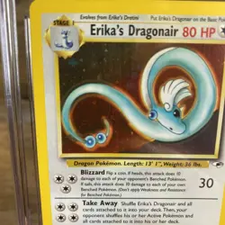 Erikas Dragonair 4/132 Gym Heroes Holo Rare Pokemon Card CGC 9 Blue Label - Image 2