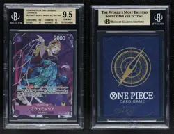 2024 One Piece Card Game: Two Legends OP08 Japanese Black Maria BGS 9.5 GEM MINT - Image 3