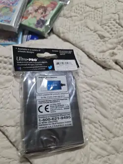 65 ULTRA PRO CARDFIGHT VANGUARD Silver/Black Card SLEEVES - Image 2